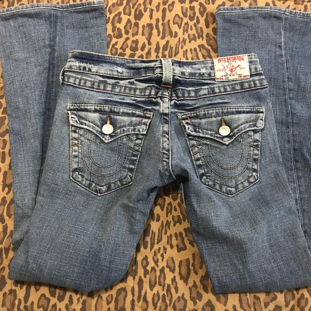 True Religion Joey Jeans 27. 99% Cotton 1% Elastic